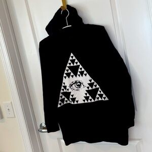 F.F.T. COLLECTION | Men’s Black Hooded Sweatshirt Size XL